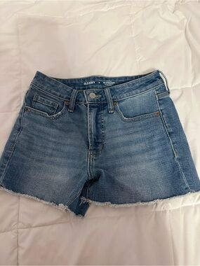 Old navy high rise jean shorts